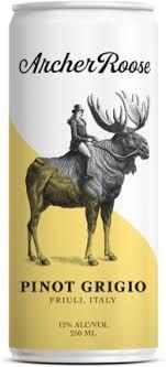 Archer Roose Wines - Pinot Grigio NV (4 pack 250ml cans) (4 pack 250ml cans)