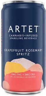Artet - Grapefruit Rosemary Spritz 5mgTHC (4 pack 8.4oz cans) (4 pack 8.4oz cans)