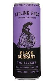 Cycling Frog - Black Currant 5mg THC Seltzer (6 pack 12oz cans) (6 pack 12oz cans)