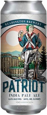 Readington Brewery - Patriot American IPA (4 pack 16oz cans) (4 pack 16oz cans)