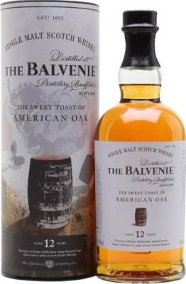 The Balvenie - 12 Year The Sweet Toast of American Oak Single Malt Scotch Whisky (750ml) (750ml)