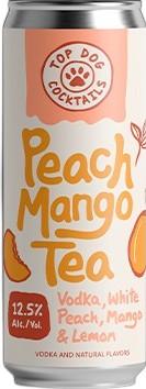 Top Dog Cocktails - Peach Mango Tea Canned Cocktail (4 pack 12oz cans) (4 pack 12oz cans)