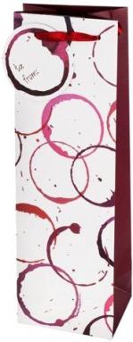 Wine Stain Single Bottle Gift Bag