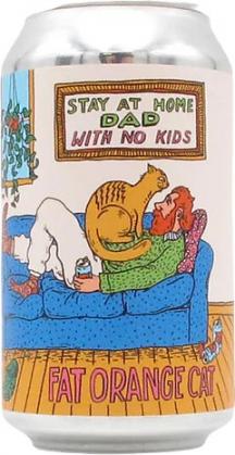 Fat Orange Cat Brew Company - Stay at Home Dad with No Kids Hazy New England IPA (4 pack 12oz cans) (4 pack 12oz cans)