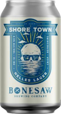 Bonesaw Brewing Company - Shore Town Helles Lager (6 pack 12oz cans) (6 pack 12oz cans)