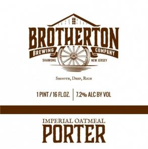 Brotherton Brewing Company - Imperial Oatmeal Porter (4 pack 16oz cans) (4 pack 16oz cans)