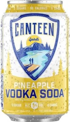 Canteen - Pineapple Vodka Soda (4 pack 12oz cans) (4 pack 12oz cans)