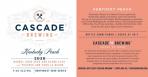 Cascade Brewing - Kentucky Peach Barrel Aged Quad and Blond Ales 2020 (169)