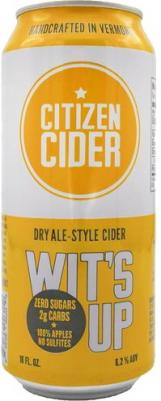 Citizen Cider - Wit's Up Dry Ale-Style Cider (4 pack 16oz cans) (4 pack 16oz cans)