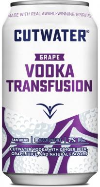 Cutwater Spirits - Grape Vodka Transfusion Canned Cocktail (4 pack 12oz cans) (4 pack 12oz cans)