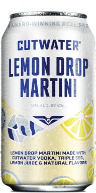 Cutwater Spirits - Lemon Drop Martini Canned Cocktail (4 pack 12oz cans) (4 pack 12oz cans)