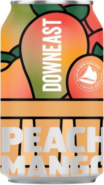 Downeast Cider House - Peach Mango Cider (4 pack 12oz cans) (4 pack 12oz cans)