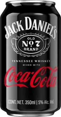 Jack Daniel's - Jack and Coca-Cola Cocktail (4 pack 12oz cans) (4 pack 12oz cans)