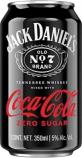 Jack Daniel's - Jack and Coca-Cola Zero Sugar Cocktail (414)
