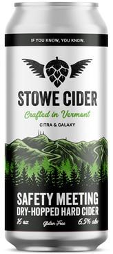 Stowe Cider - Safety Meeting Cider (4 pack 16oz cans) (4 pack 16oz cans)