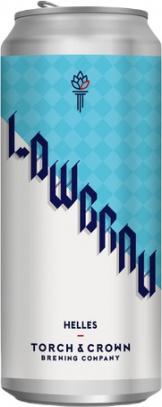 Torch & Crown Brewing Company - Low Brau Helles Lager (4 pack 16oz cans) (4 pack 16oz cans)