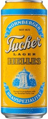Tucher Bru - Helles Lager (4 pack 16.9oz cans) (4 pack 16.9oz cans)