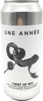 Une Anne Brewery - Twist of Wit Belgian Style Wit Beer (4 pack 16oz cans) (4 pack 16oz cans)