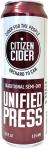 Citizen Cider - Unified Press Traditional Semi-dry Cider 0