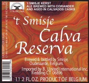 Brouwerij Smisje - 't Smisje Calva Reserva (12oz bottle) (12oz bottle)