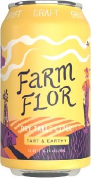 Graft Cider - Farm Flor Rustic Table Cider (4 pack 12oz cans) (4 pack 12oz cans)