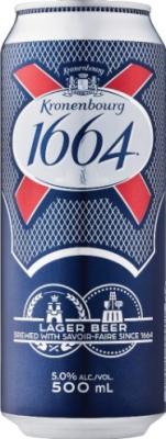 Brasseries Kronenbourg - 1664 (4 pack 16.9oz cans) (4 pack 16.9oz cans)
